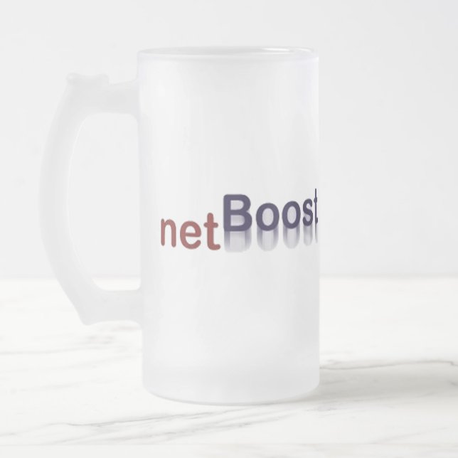 Nettoauftrieb LLC-Tasse Mattglas Bierglas (Links)