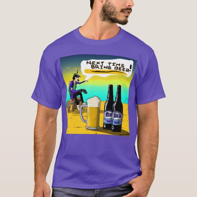 Nettozeit bringt Bier Vintage T-Shirt (Vorderseite)
