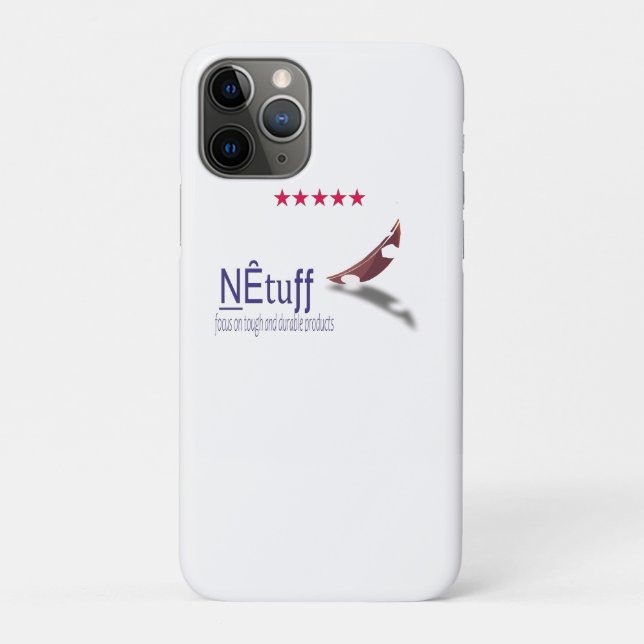NEtuff – Robustes, Tech-inspiriertes Logo für Smar Case-Mate iPhone Hülle (Rückseite)