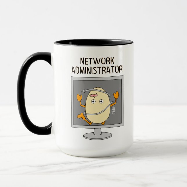 Network Administrator Egghead Tasse (Links)