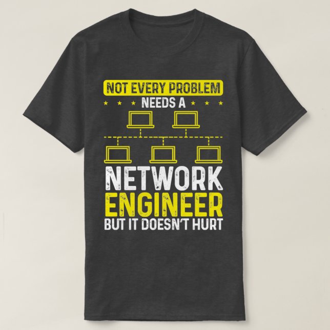 Network Engineering Server Network Engineer Tool T-Shirt (Design vorne)