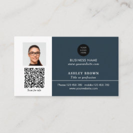 Networking Real Anwesen QR Code beruflich Foto  Visitenkarte