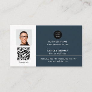 Networking Real Anwesen QR Code beruflich Foto  Visitenkarte