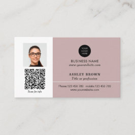 Networking Real Anwesen QR Code beruflich Foto  Visitenkarte