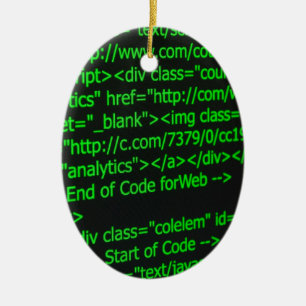 Netz-Code Keramikornament