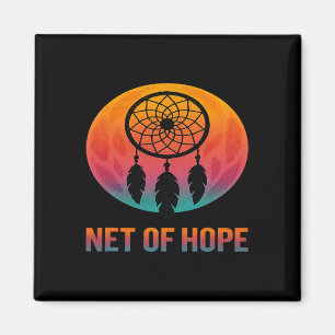 Netz der Hoffnung Mindful Dreamcatcher Ruhige Heil Magnet