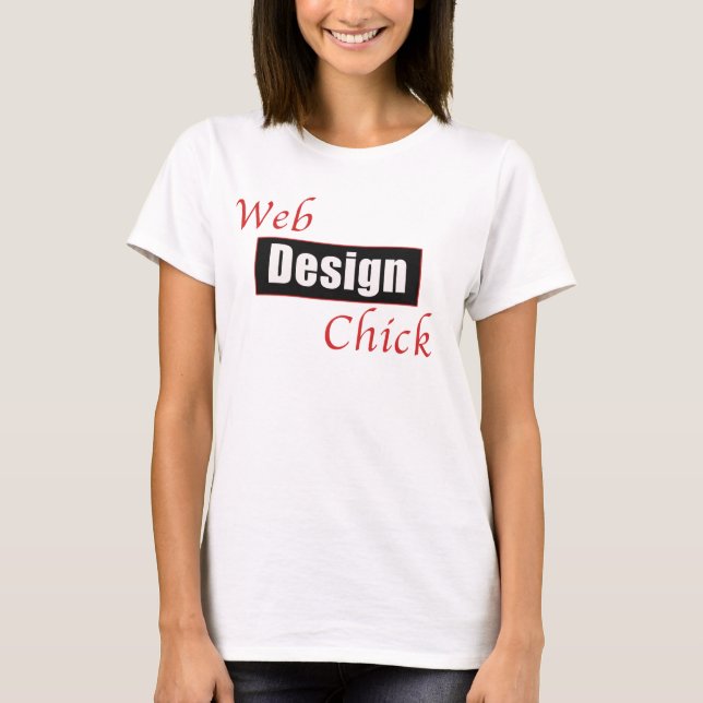 Netz-Entwurfs-Küken T-Shirt (Vorderseite)