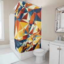 Netz mehrfarbiger Dreiecke