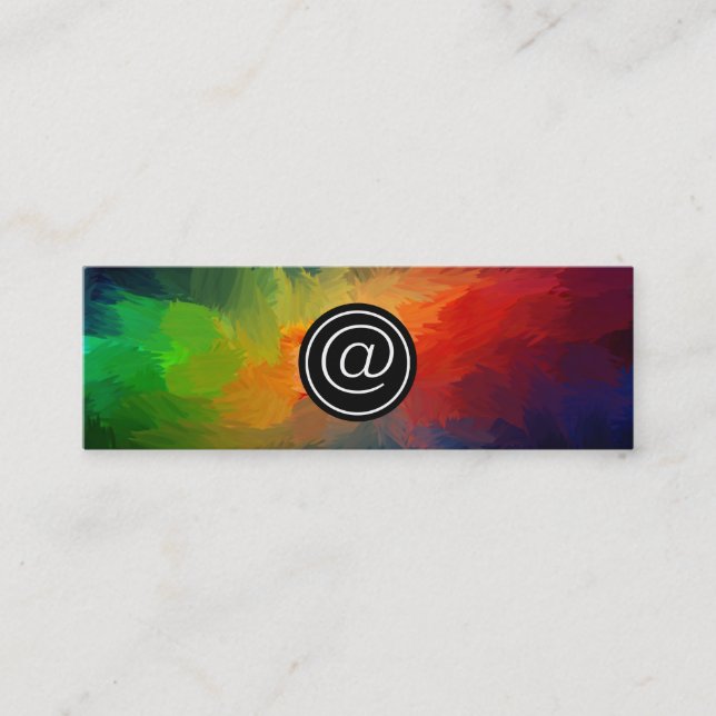 Netz Mini Visitenkarte (Vorderseite)