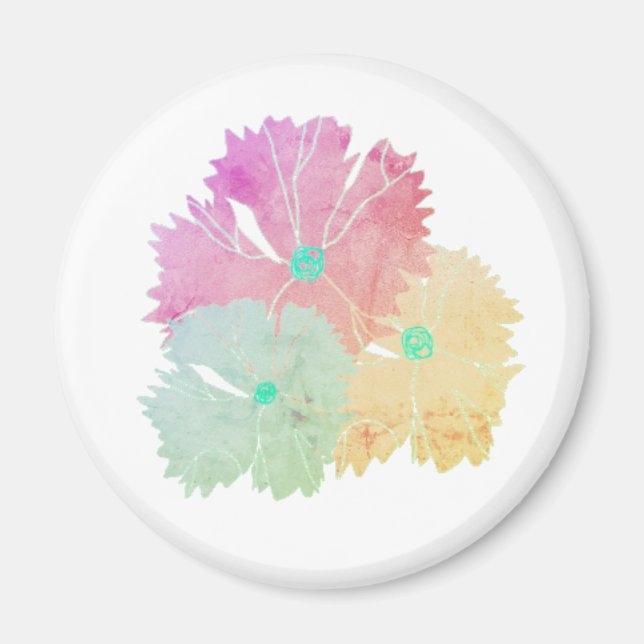 Netz mit Blume Magnet (Vorne)