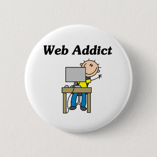 Netz-Süchtiger Button
