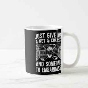 Netz und Crease Eishockey Torwart Eishockey Torhüt Kaffeetasse