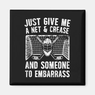 Netz und Crease Eishockey Torwart Eishockey Torwar Magnet