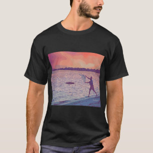Netzen für Köderfische in Cedar Key Florida T-Shirt