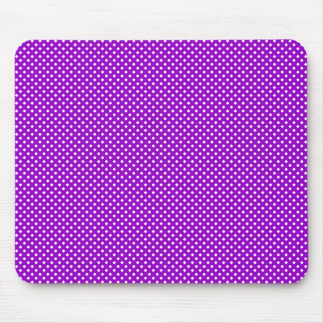 Netzmuster Lila mit White Mousepad (Vorne)