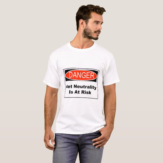 Netzneutralität ist gefährdet T-Shirt (Vorne ganz)