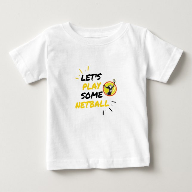 Netzspieler Baby T-shirt (Vorderseite)