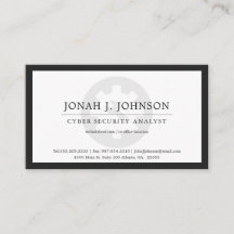 Netzwerkadministrator | Minimal Style SW Schwarze
