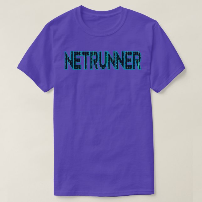 Netzwerkadministrator von Netrunner T-Shirt (Design vorne)