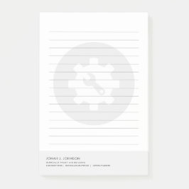 Netzwerksicherheitsingenieur | Minimaler Stil Post-it Klebezettel