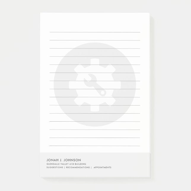 Netzwerksicherheitsingenieur | Minimaler Stil Post-it Klebezettel (Vorderseite)