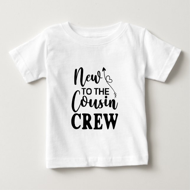 Neu an der Cousin-Crew Baby T-shirt (Vorderseite)