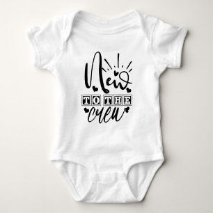 Neu an der Crew Baby Strampler