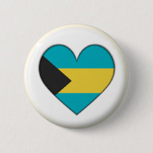 NEU! - BAHAMAS HEART BUTTON RACK ABZEICHEN