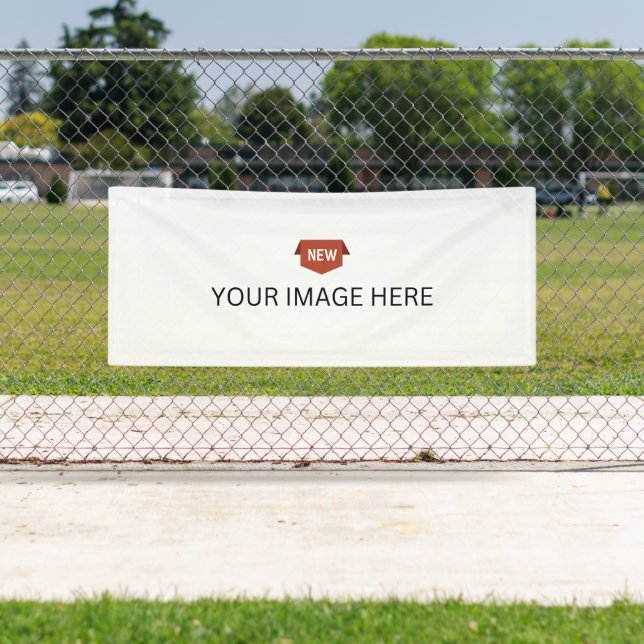 NEU! Banner - 2.5' x 6' - Außenbereich - Benutzerd (Insitu)