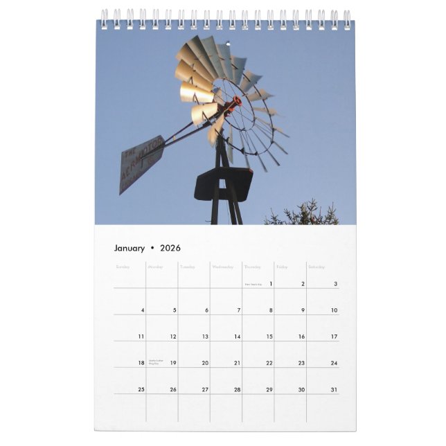 Neu! Bauernhof u. Felder von Preble County Ohio Kalender (Jan 2026)