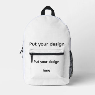 neu bedruckter rucksack