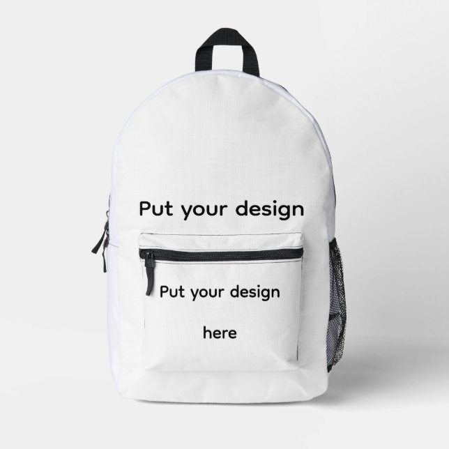 neu bedruckter rucksack (Vorderseite)