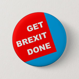 NEU! - BREXIT DONE BUTTON BACK ABZEICHEN