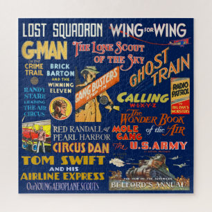 NEU! BUCHTHEMA FÜR Vintage JUNGE LESER Puzzle