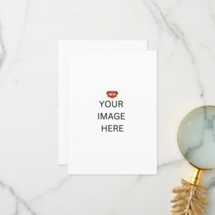 NEU! Dankeskarten - 4,5" x 6,25" - Maßgeschneidert Dankeskarte