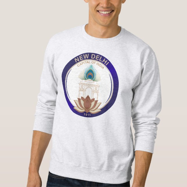 Neu-Delhi Indien Sweatshirt (Vorderseite)