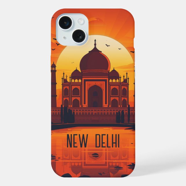 Neu-Delhi iPhone Hülle (Rückseite)