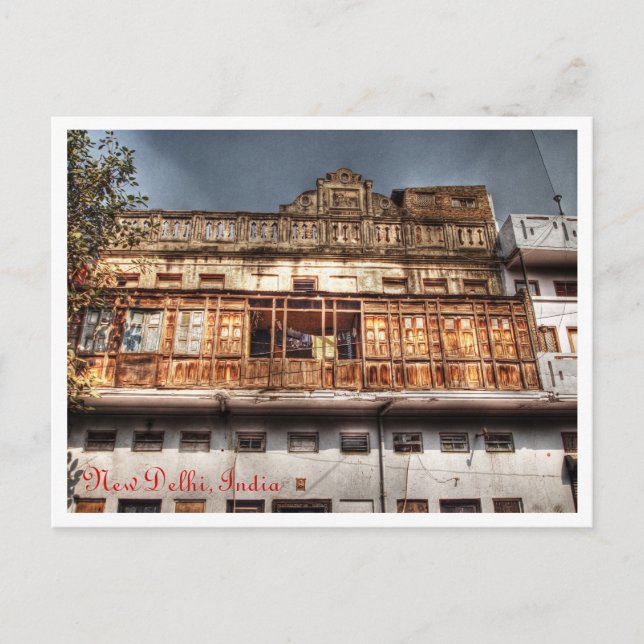 Neu Delhi Postkarte (Vorderseite)