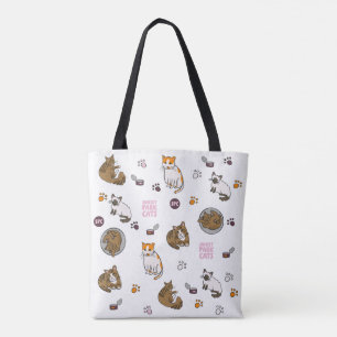 Neu Doodles Tote Sunset Park Cats Rettung