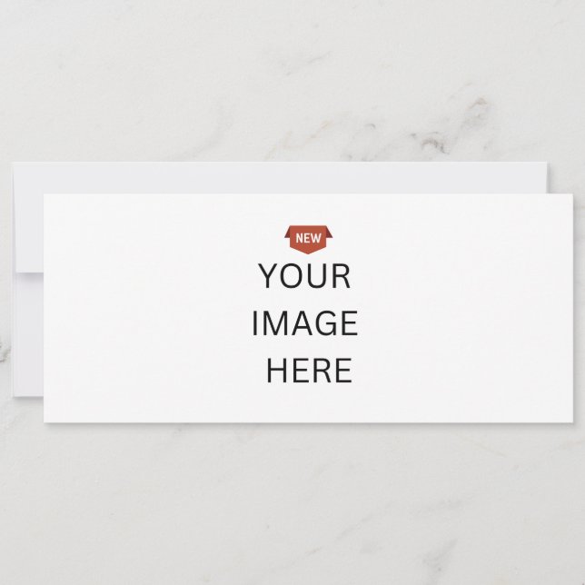 NEU! Einladung - 4" x 9,25" - kundenspezifisch (Vorderseite)