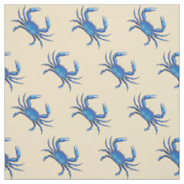Neu-England blaue Krabben-Gewebe Stoff