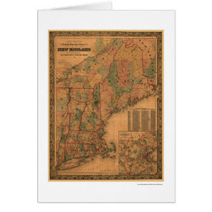 Neu-England Eisenbahn-Karte 1861
