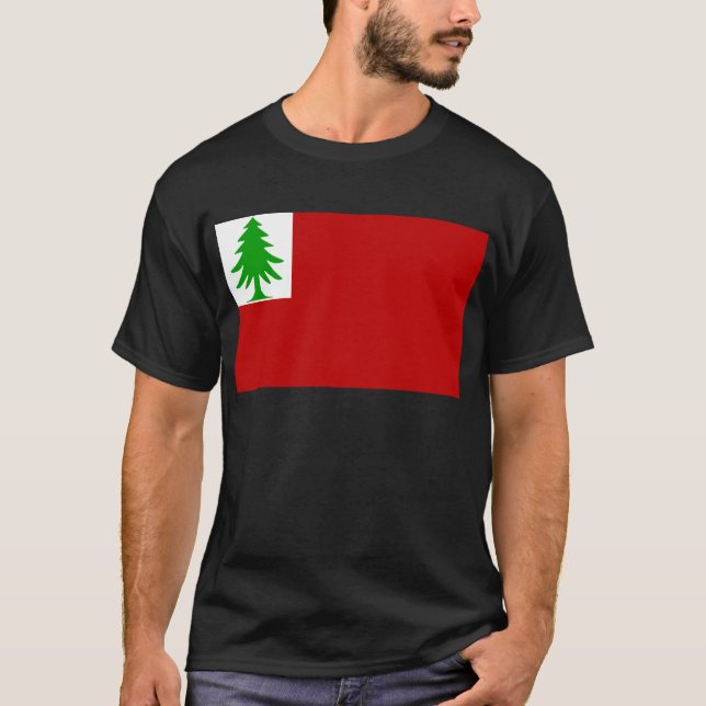 Neu-England Flagge T-Shirt (Vorderseite)