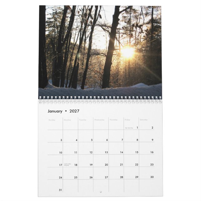 Neu-England Fotografiekalender Kalender (Jan 2027)