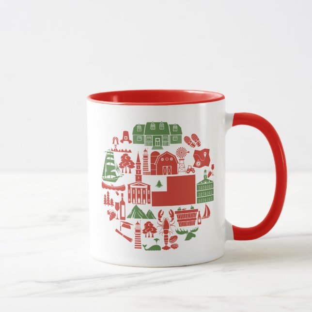 Neu-England Ikonen Tasse (Rechts)