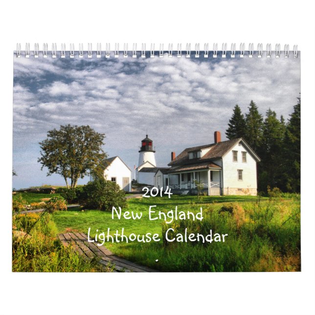 Neu-England Leuchtturm-Kalender 2014 Kalender (Titelbild)