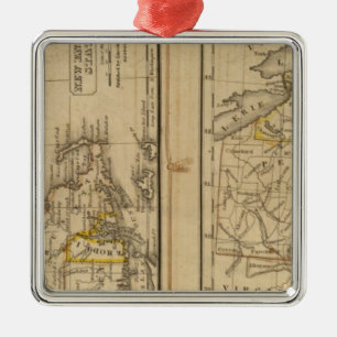 Neu-England, mittlere Staaten Silbernes Ornament