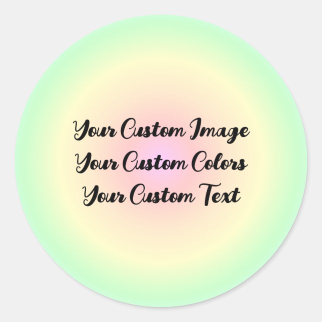 Neu entwerfen aus Scratch - Design Runder Aufkleber (Vorderseite)