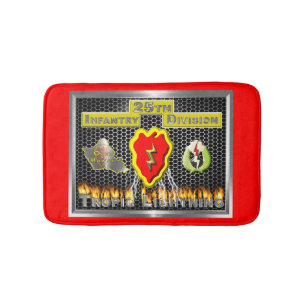Neu entworfene 25. Infanterie-Division Badematte