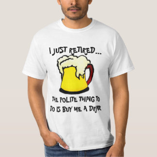 Neu erwachsenes Drink Shirt